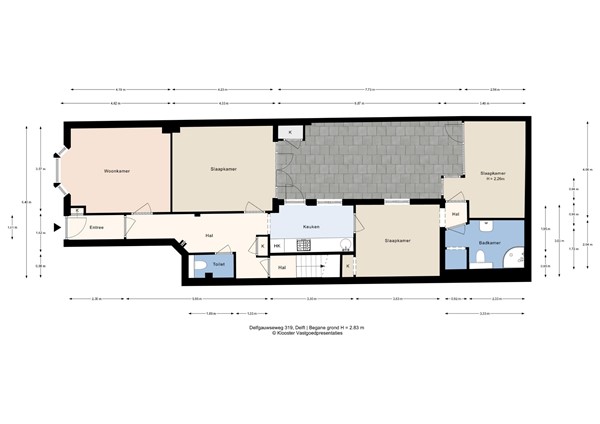 Plattegrond - Delfgauwseweg 319, 2628 ET Delft - Delfgauwseweg 319_Begane grond.jpg